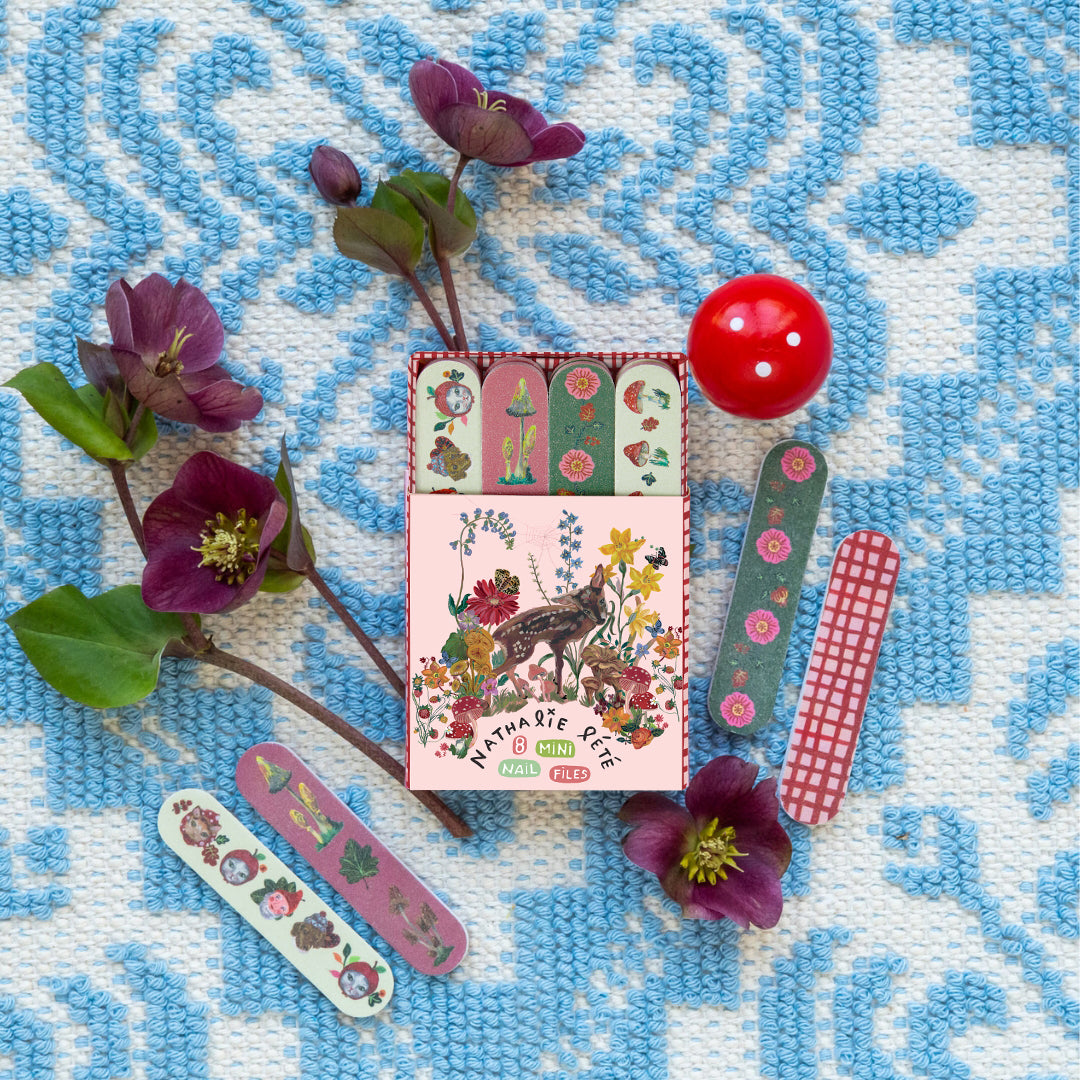Forest Folk 8 Mini Nail Files in 4 designs