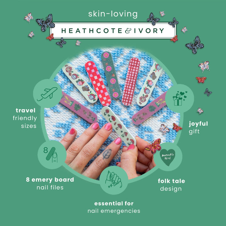 Forest Folk 8 Mini Nail Files in 4 designs