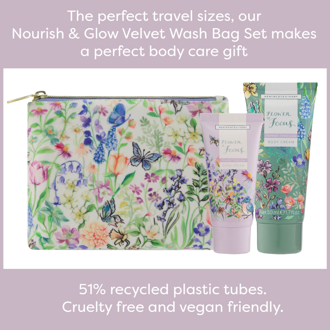 Flower of Focus Power Through Nourish & Glow Gift Set