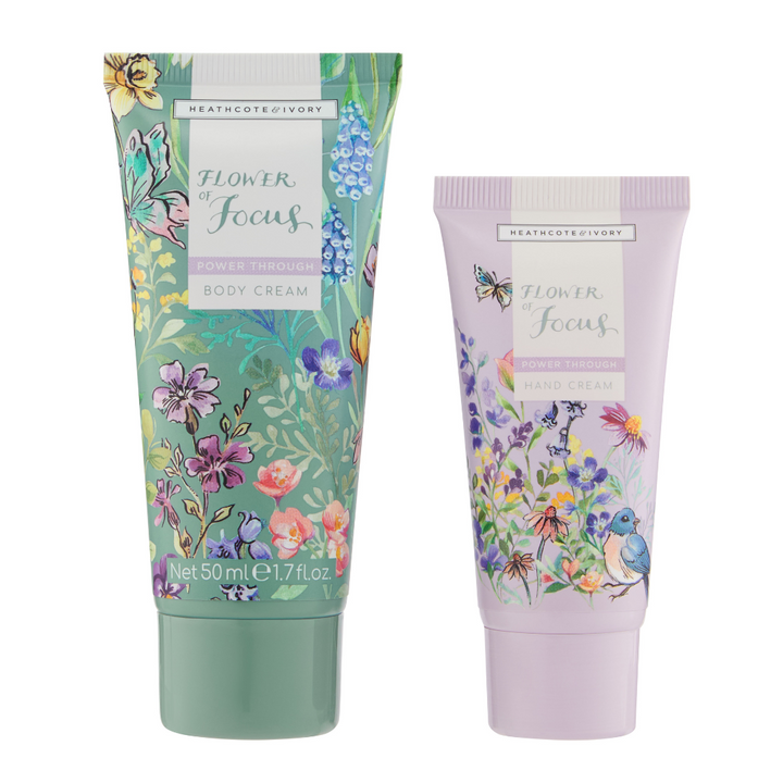 Flower of Focus Power Through Nourish & Glow Gift Set