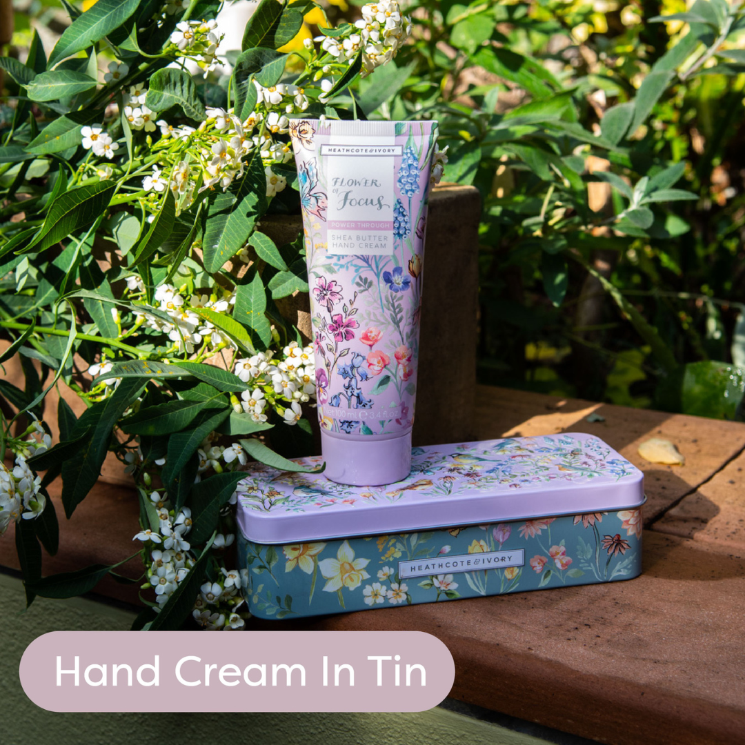 Flower of Focus Power Through Hand Cream in Tin, 100ml