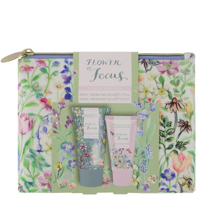 Flower of Focus Power Through Nourish & Glow Gift Set