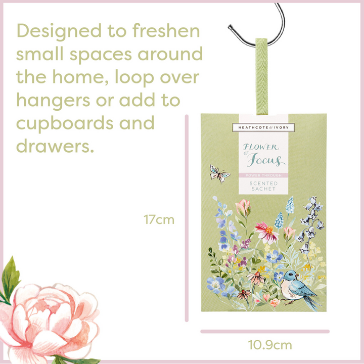 Flower of Focus Power Through Scented Sachet