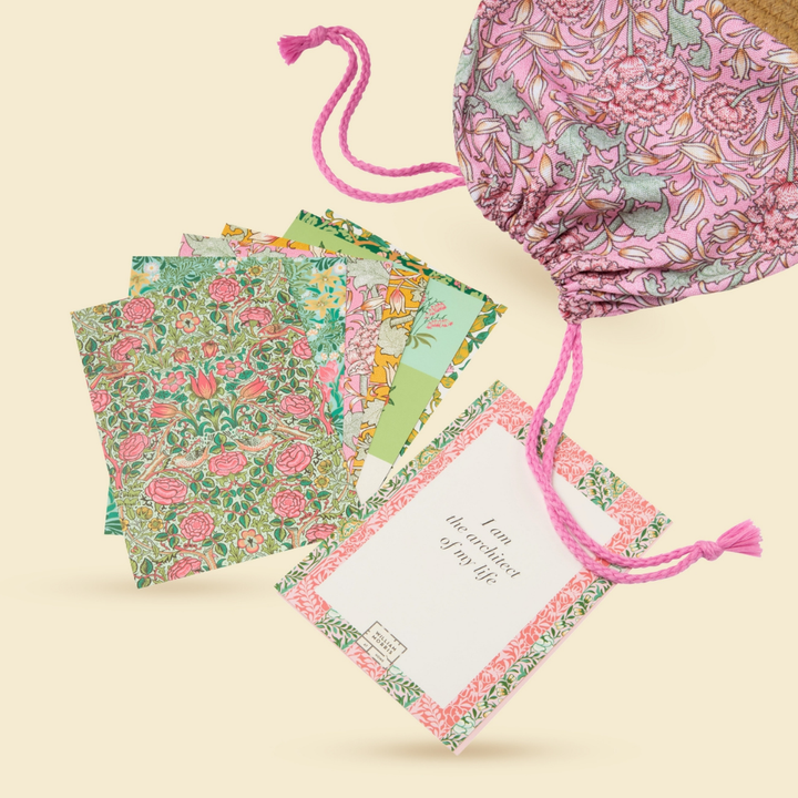 The Modern Homemaker Wellness Wash Bag with 10 Affirmations