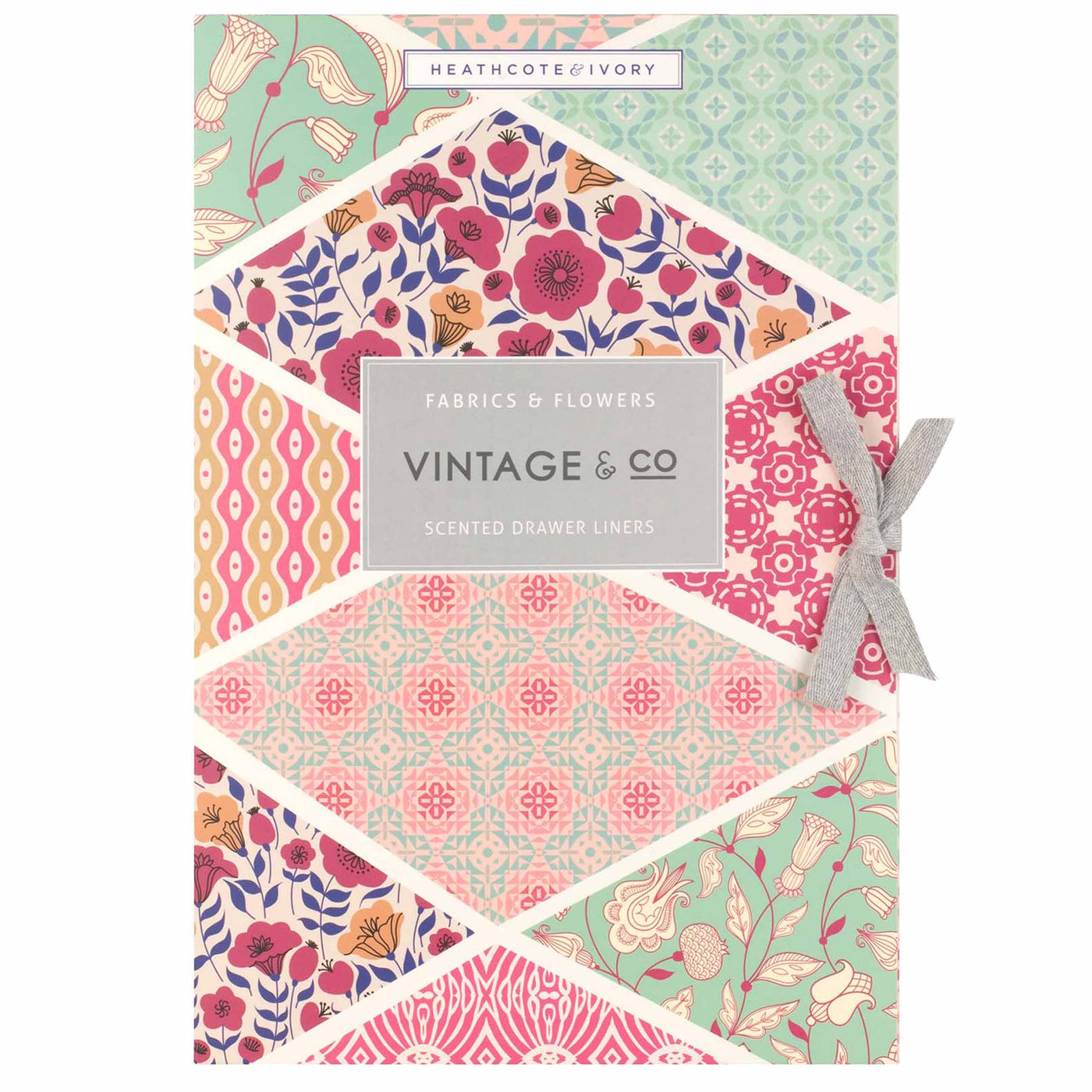 Vintage & Co Fabrics & Flowers Scented Drawer liners - Heathcote & Ivory