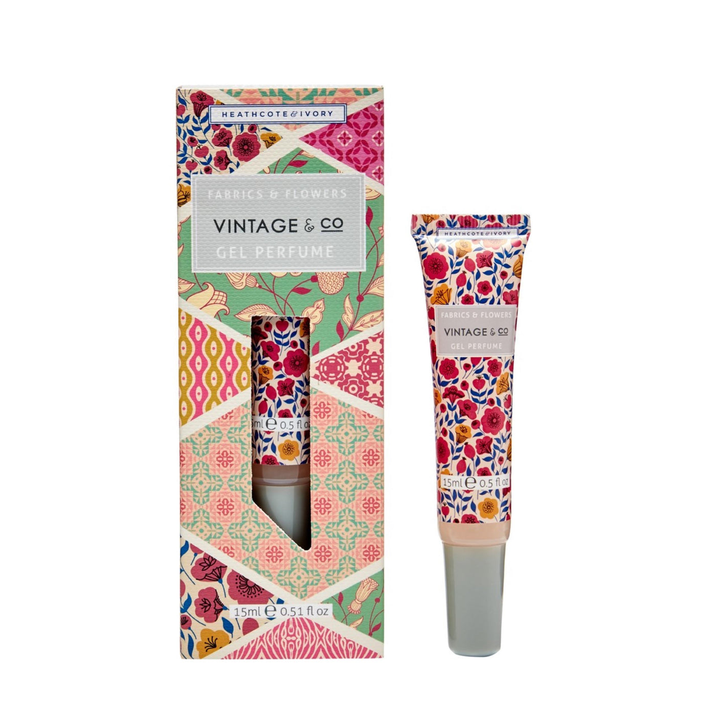 Vintage & Co Fabrics & Flowers Gel Perfume - Heathcote & Ivory
