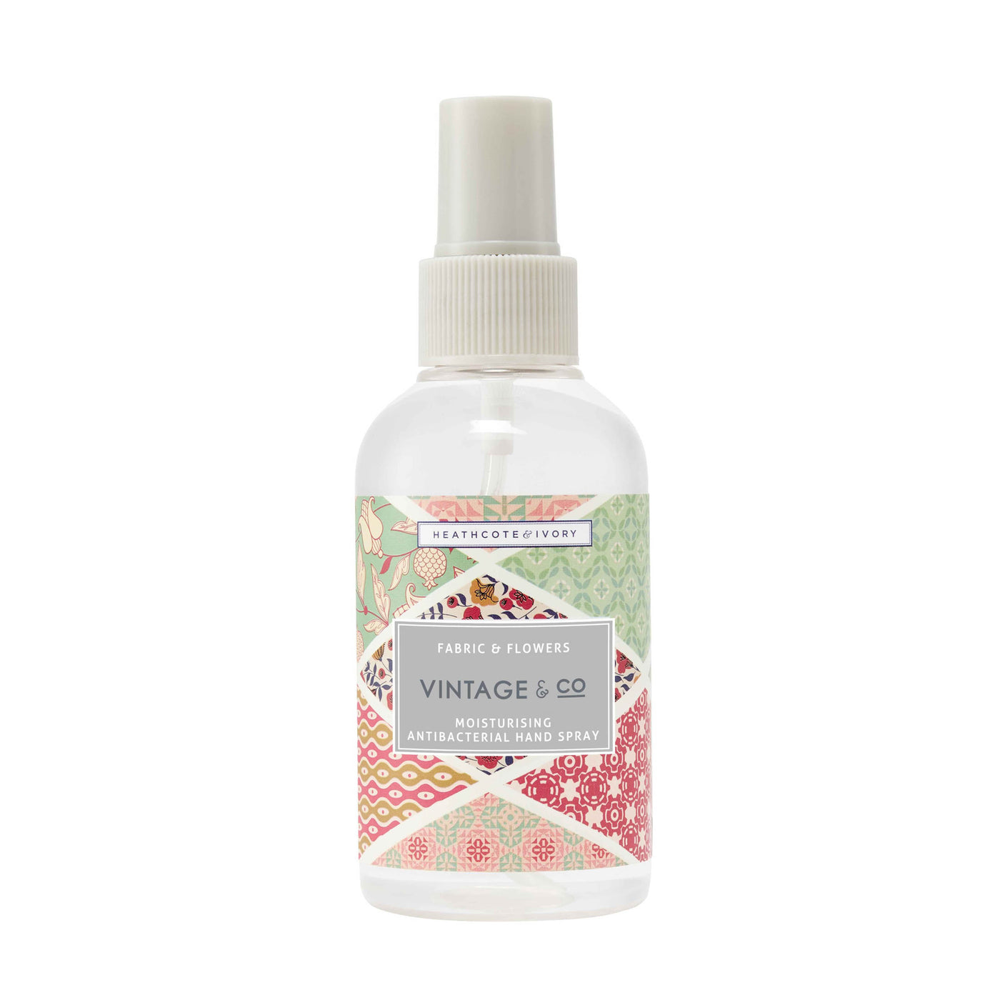 Vintage & Co Fabrics & Flowers Moisturising Antibacterial Hand Spray - Heathcote & Ivory