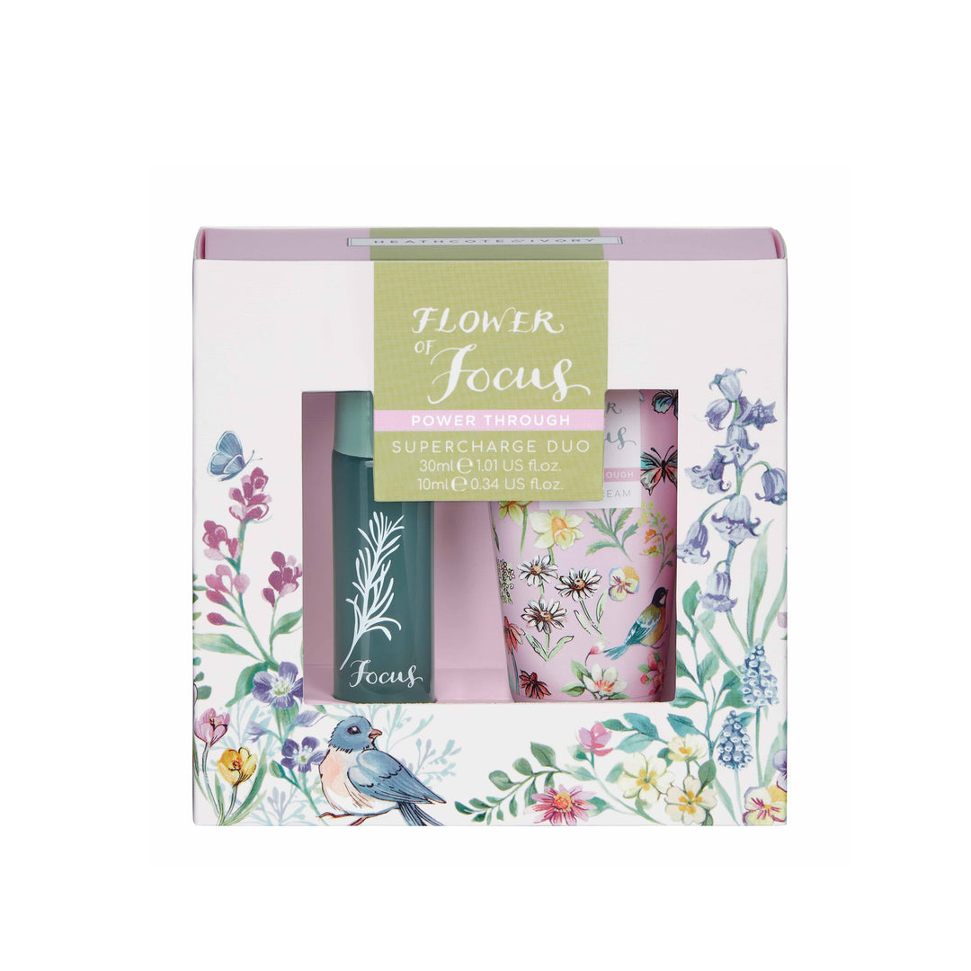Flower of Focus Power Through Supercharge Duo - Heathcote & Ivory