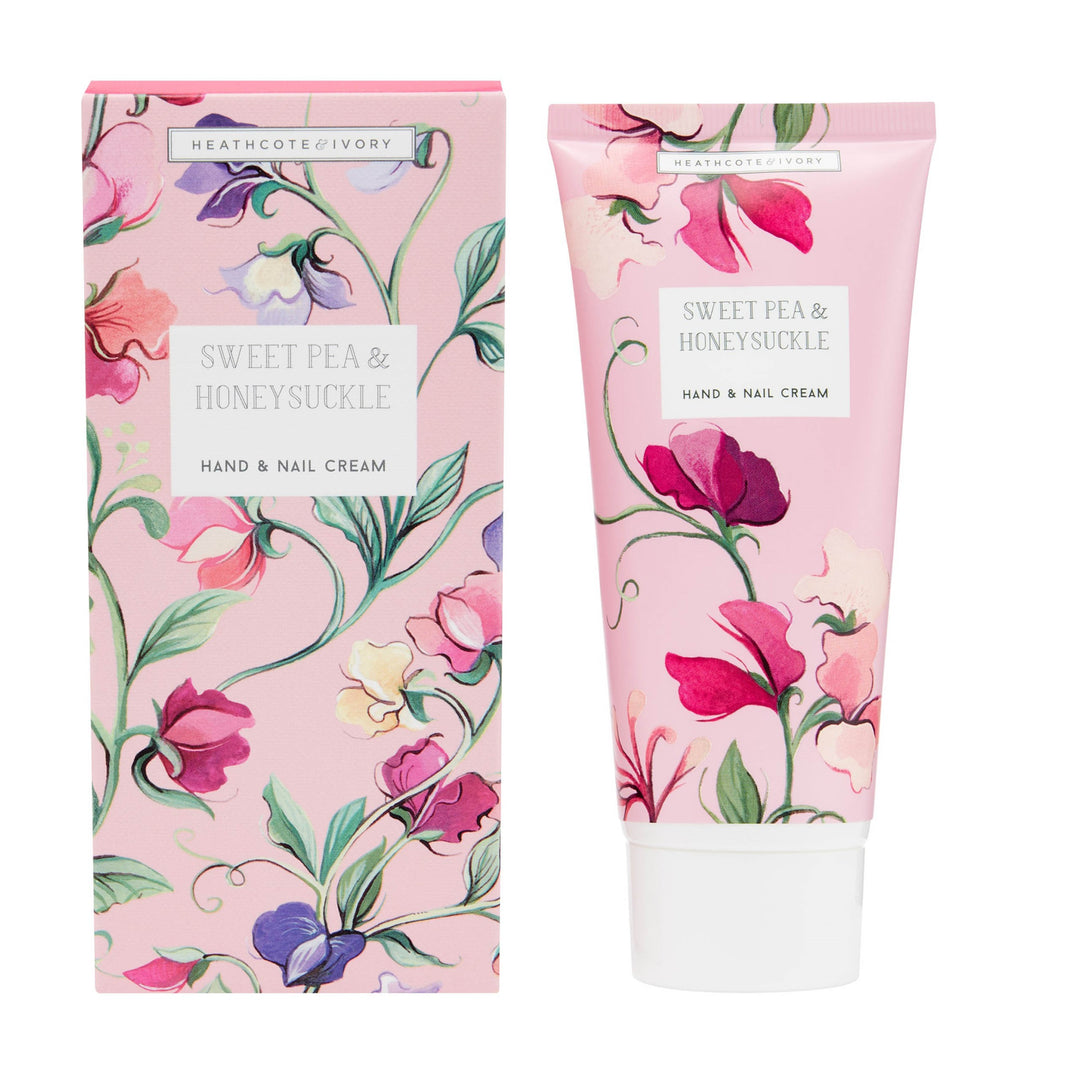 Sweet Pea & Honeysuckle Hand & Nail Cream - Heathcote & Ivory