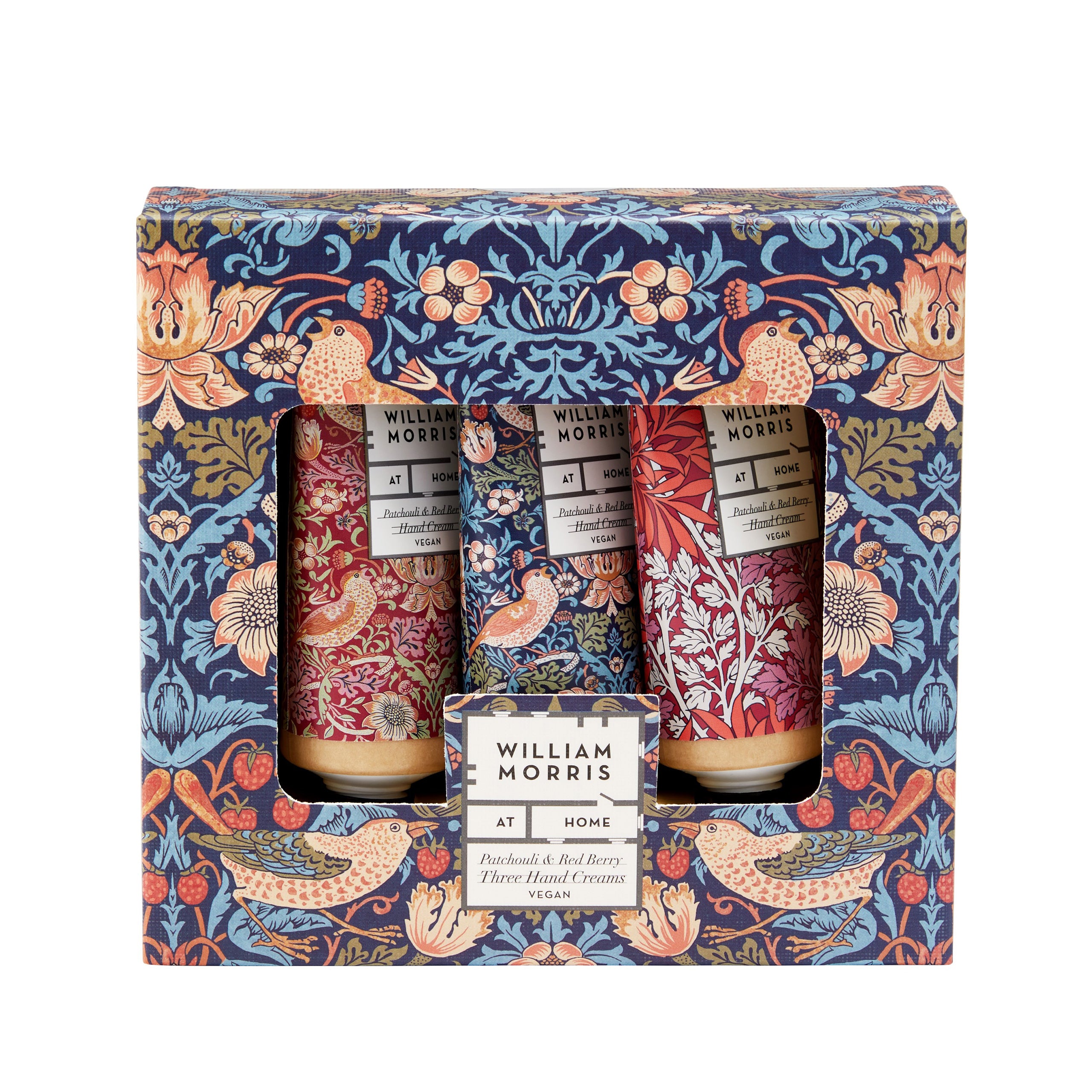 William Morris at Home Patchouli & Red Berry Hand Creams, Size