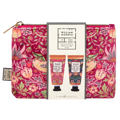 Strawberry Thief Patchouli & Red Berry Hand Care Bag Set - Heathcote & Ivory