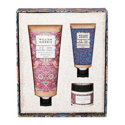 Strawberry Thief Patchouli & Red Berry Hand Care Treats Set - Heathcote & Ivory