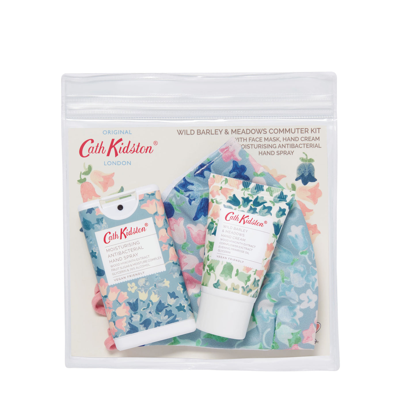 Cath Kidston Bluebells Commuter Kit - Heathcote & Ivory