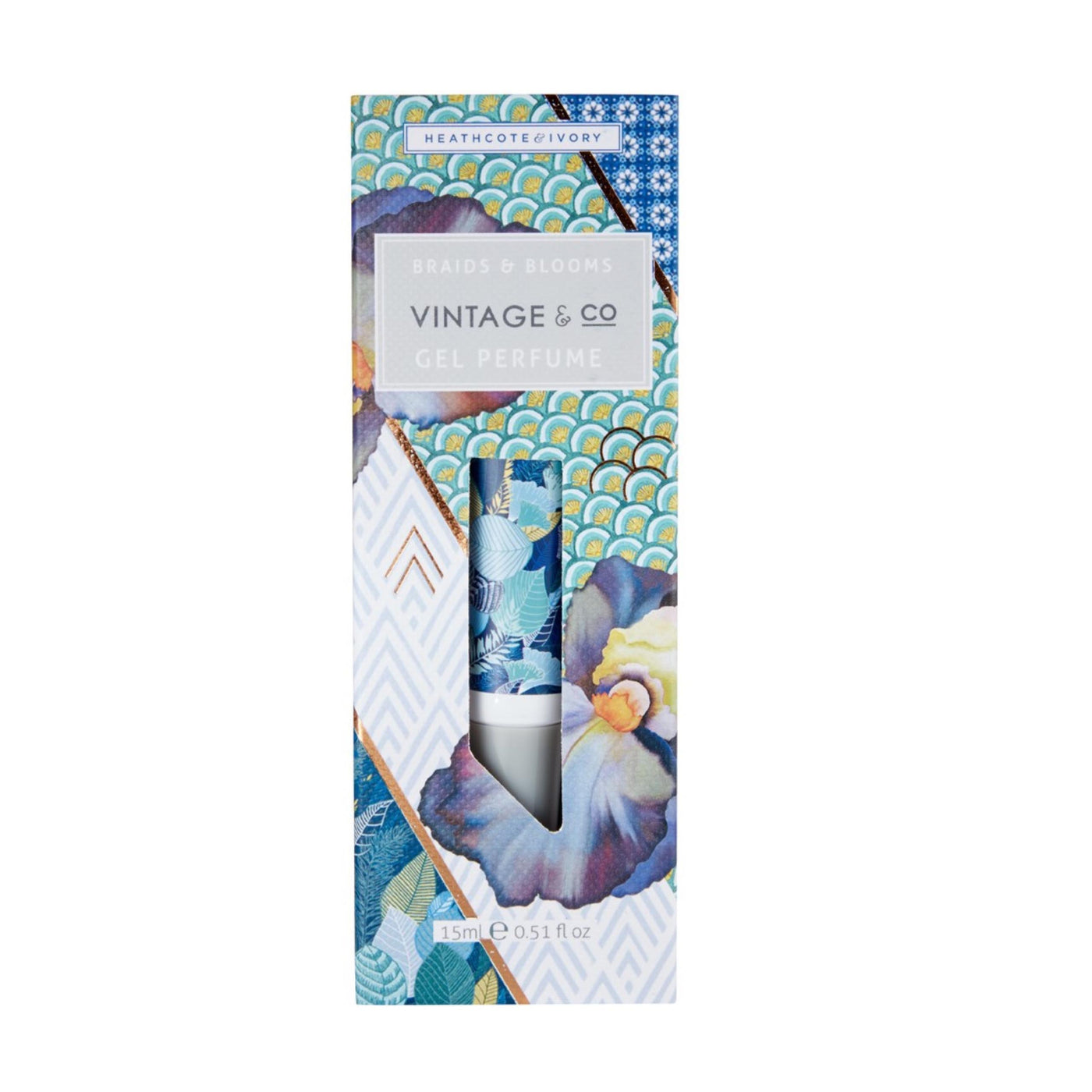 Vintage & Co Braids & Blooms Gel Perfume - Heathcote & Ivory