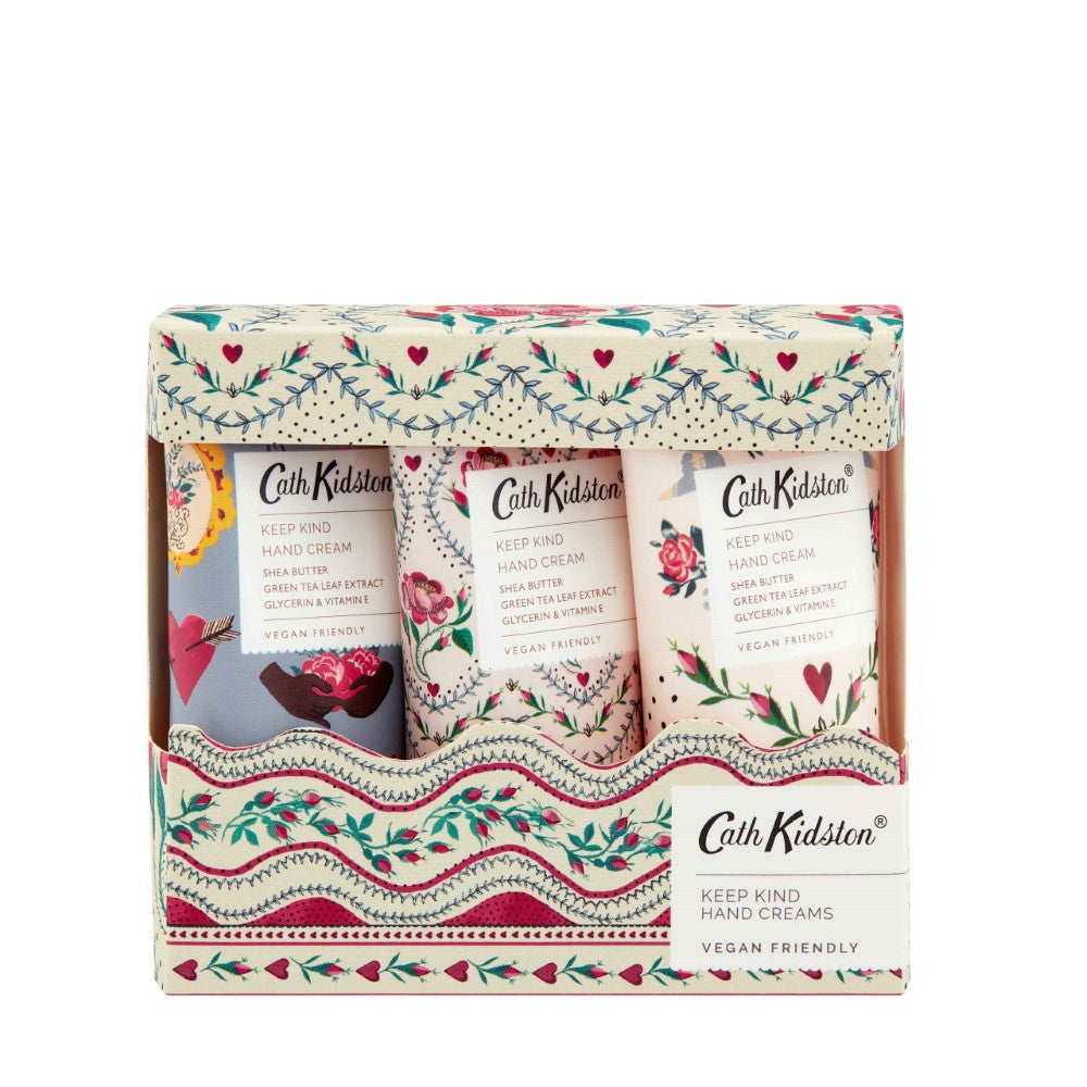 Cath Kidston Keep Kind Hand Cream Trio - Heathcote & Ivory