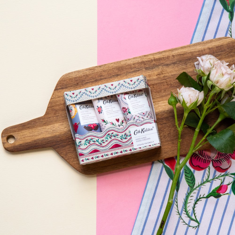 Cath Kidston Keep Kind Hand Cream Trio - Heathcote & Ivory