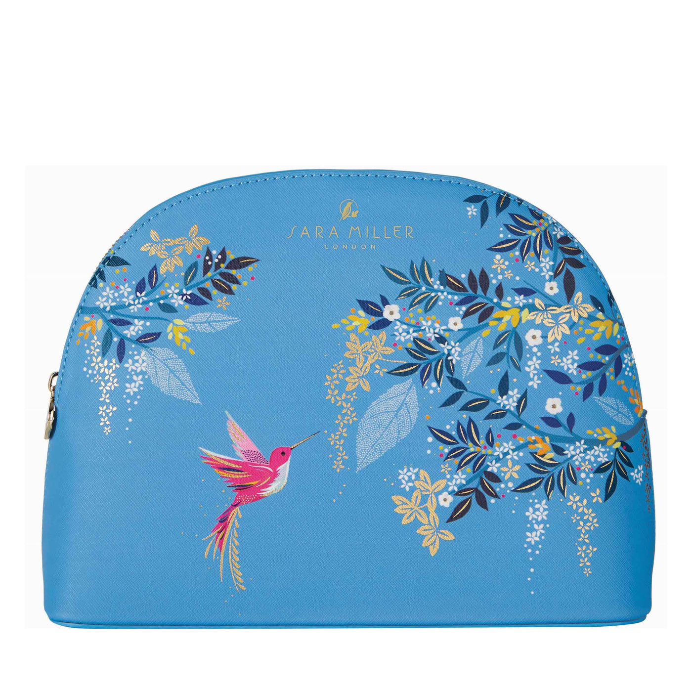 Sara Miller Large Blue Bird Cosmetic Bag - Heathcote & Ivory