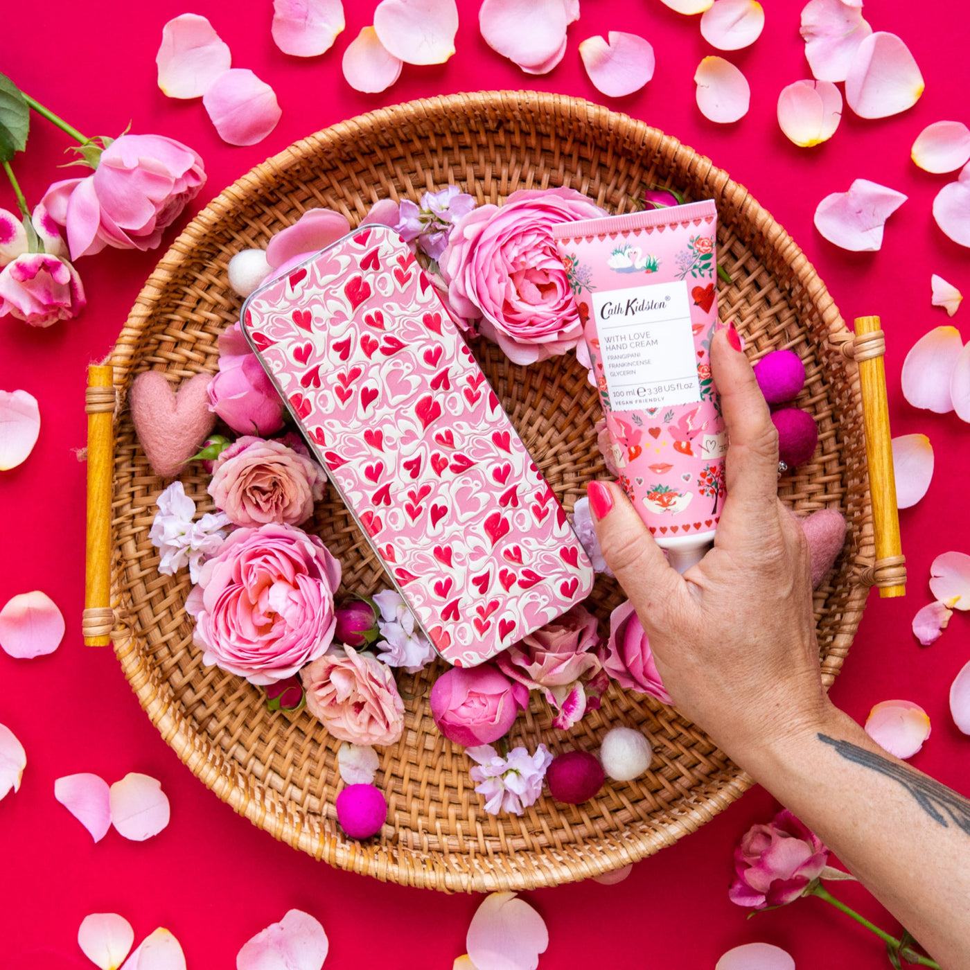 With Love Hand Cream In Tin - Heathcote & Ivory