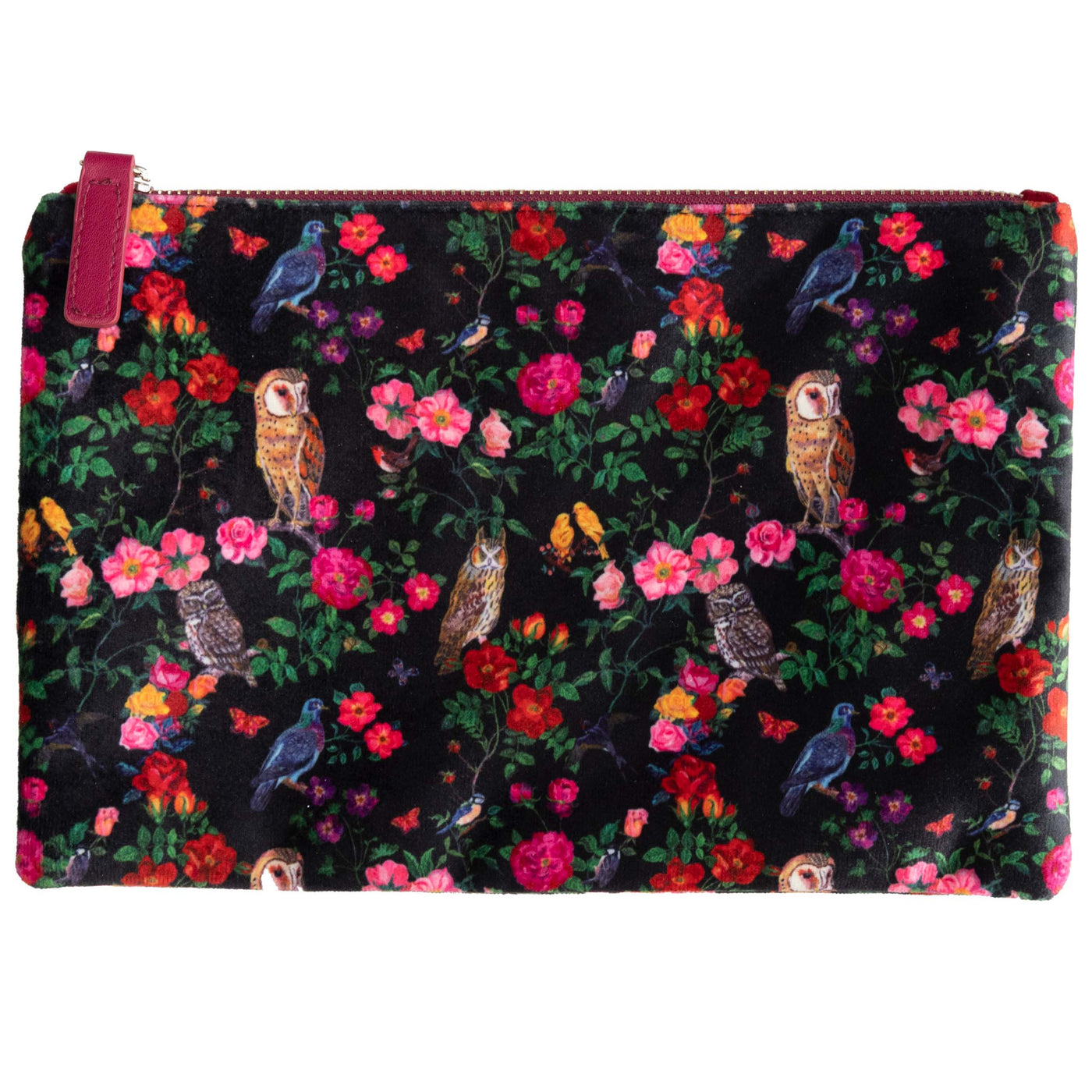Nathalie Lete Forest Folk Large Velvet Wash Bag - Heathcote & Ivory