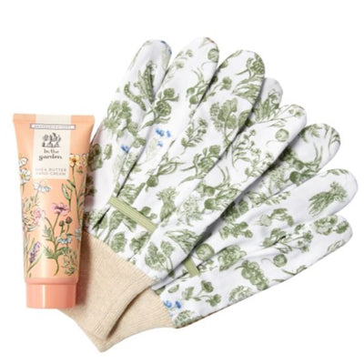 In The Garden Gardening Gloves & Hand Cream Set - Heathcote & Ivory