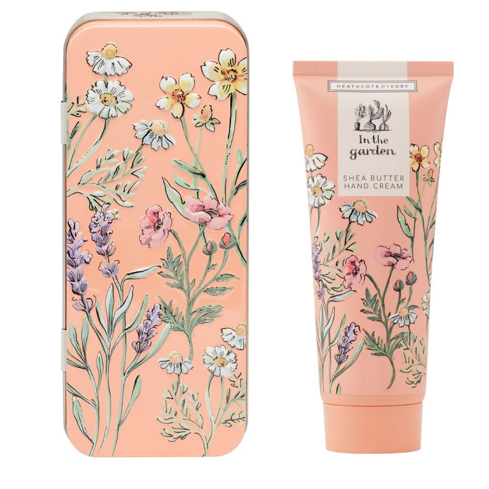 In The Garden Hand Cream in Embossed Tin - Heathcote & Ivory